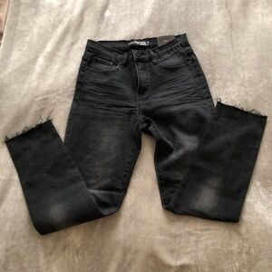 Monkey Ride Mid Rise Faded black jeans women Size 7